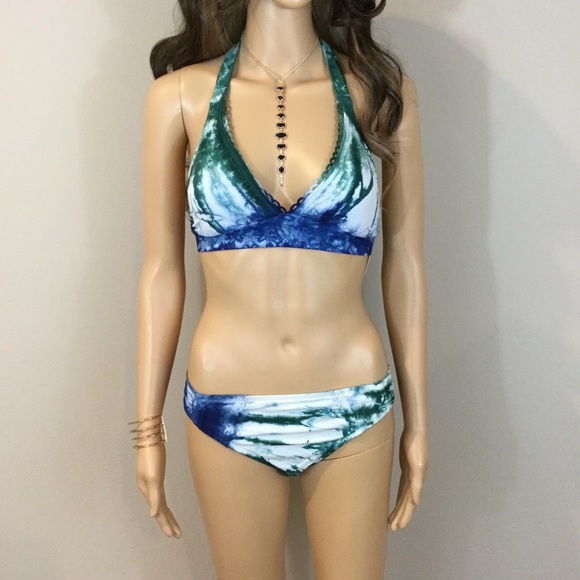 lucky brand tie dye bikini